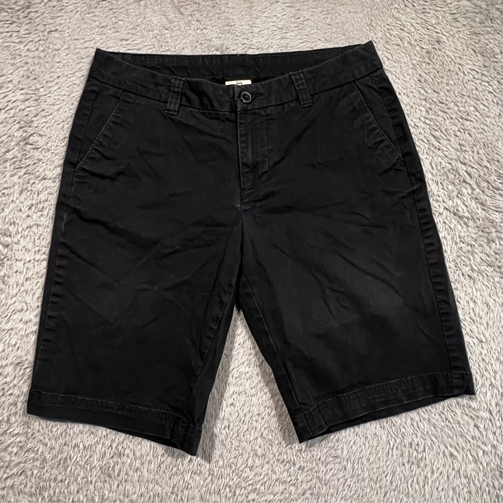 Magellan Bermuda Chino Shorts Black Hiking Walking‎ Outdoors Women's 4 30x9